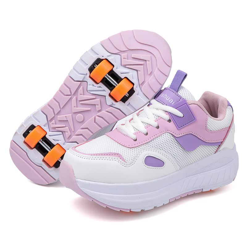 Women'S Shoes - Kinder-Rollschuhe mit 4 Rädern, abnehmbare Rollschuhe,