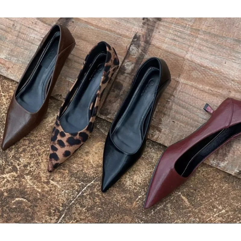 Women'S Shoes - 2024 Damen Sexy High Heels Burgund
