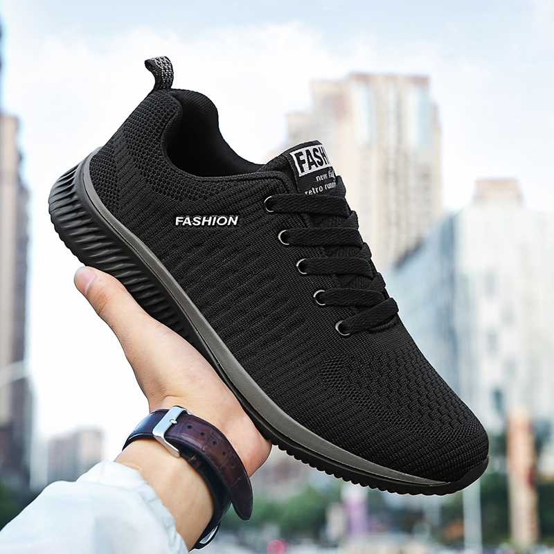 Knit Fabric Lace Up Sneakers - Yrzl Sportschuhe für Männer Schuhe Turnschuhe