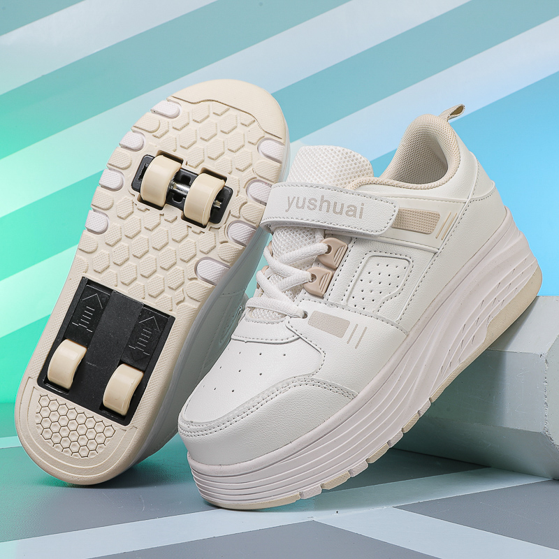Men'S Shoes - Vier-Rad-Rollschuhe für Jungen, unsichtbare, automatische Vier-Rad-Rollschuhe