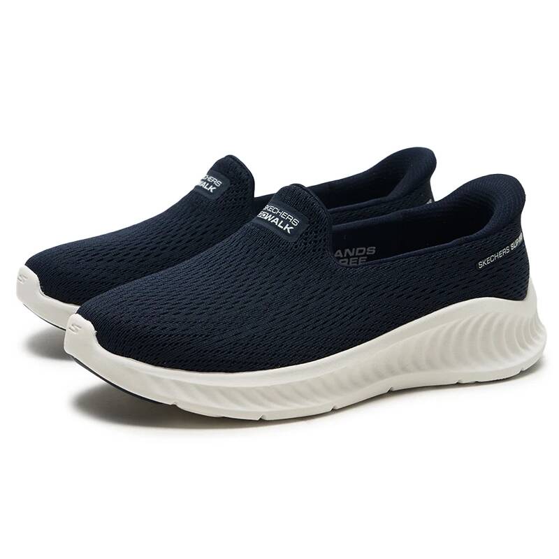 Skechers 125644-NVW Damen Slip – Knit Fabric Lace Up Sneakers Bewertung und Preis